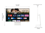 مانیتور سامسونگ Samsung Smart Monitor M8 سایز 32 اینچی 60 هرتز - تصویر 2