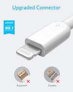 کابل شارژ Powerline+ II انکر مدل Anker lightning connector 6ft B2C - تصویر 3