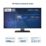 کابل تبدیل DISPLAY پورت به HDMI پورت - تصویر 2